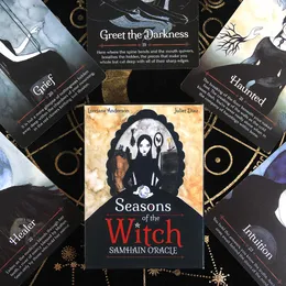 2023 CADE GIOCHI stagioni di The Witch Oracle Oardssamhain Oraclehot Vendi Tarot Cards per Tarocchi Divinazione Deck Tarocchi