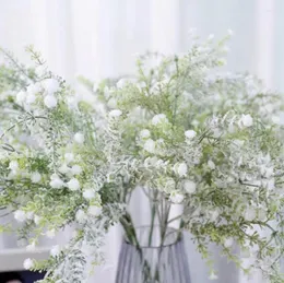 Декоративные цветы Белые снежинки по всему неба