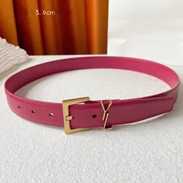 Women High-quality Cowhide Belt Fashion Vintage Plain Grain Square Needle Copper Buckle Men Belts Top Designer Brand Casual Belt Exquisite Gift Box