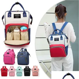 Diaper Bags Large Capacity Mummy Bag Maternity Nappy Travel Backpack Nursing For Baby Care Womens Fashion Drop Delivery Kids Diaperi Dhk0L