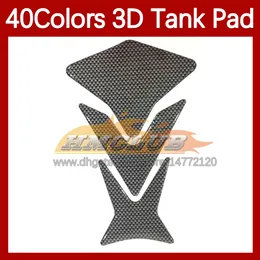 Motorcycle Stickers 3D Carbon Fiber Tank Pad Protector For KAWASAKI NINJA ZXR400 ZXR-400 ZXR 400 1991 1992 1993 1994 1995 1996 Gas Fuel Tank Cap Sticker Decal 40 Colors