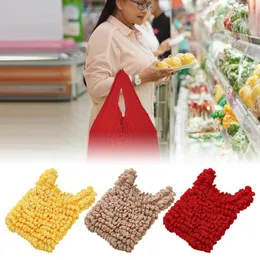 Bolsas de armazenamento Bolsa de supermercado portátil Magic Stretch PleaDer com grande capacidade de compra de mão dobrável reutilizável para compras portáteis para uso multiuso