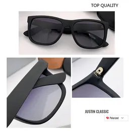 2020 nieuwste hele topkwaliteit 4165 merk zonnebrillen Justin-stijl ontwerper Gafas voor mannen vrouwen spiegelen niet-gepolariseerde UV400 gradi274p