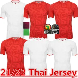 2021 2022 Tunisia Maillot de Foot 21 22 Ev Kırmızı Futbol Formaları #7 Msakni #10 Khazri Gömlek Uzak Beyaz Khalifa Sassi Maaloul Tunisi228y