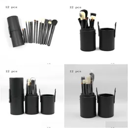 Ben spazzole per trucco da 12 pezzi Designer Brush Set Travel Woman Cosmetics Cosmetics Kit Kit Drop Delivery Health Health Tools Accessori DHCV6