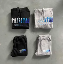 Men's Tracksuits 23SS Men Designer Trapstar Activewear Hoodie Chenille Set Flavors 2.0 Edition 1to1 Top Quality Motion Motion Current 29ess