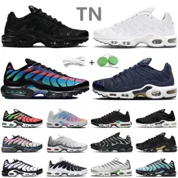 Tn Plus Löparskor för män Sneaker Triple Svart Guld Vit Röd Oreo Orange Metallic Silver Unity Ice Fire Worldwide Hyper Bule Herr Dam Sneakers Sport Sneakers 5.5-12