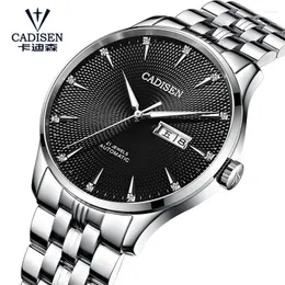 Wristwatches CADISEN Watch For Men Top Mechanical MIYOTA-8205 Movement Luminous Business Automatic C8148