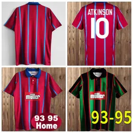 Retro 1982 1995 1993 Koszulki piłkarskie Rotterdam Peter Withe Bremner Tony Morley Gary Mundliform Calcio Atkinson Zestawy Men Maillots de Football Jersey