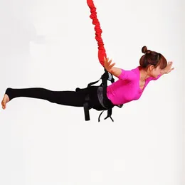 Direnç Bantları Hava Anti-Gravity Yoga Kapalı Bungee Süspansiyon Halat Spor Salonu Fitness Ekipman Dans Asma Eğitim Kemeri178y