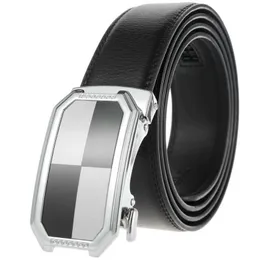 أحزمة جديدة للرجال Auto Buckle Casual Leather Belt Belt Belts Men High Hight Quality Justice Belt Mens Ly136-161-1 R230228