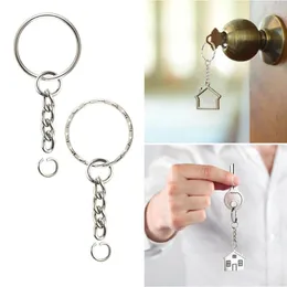 Keychains Jump Ring Connector Mix 2 Style Fashion Split Double Loops Open Key Chains For Charming Jewelry Making Bracelet Necklace LX9E