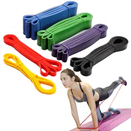 Полосы сопротивления эластичные упражнения Expander Fitness Rubber Rubber Assist Assist для тренировки Pilates Home Trabout 230228