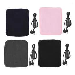 Carpets Heated Blanket Mat Portable USB Heating Pad Shoulder Neck Leg Waist Pads With Multi Level Temperature Adjustment Timing
