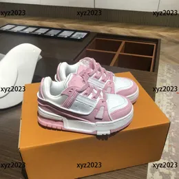 Kids Casual Shoe Child Sneakers Baby Spring Color Blocking Design New Arrival Rubber Box Protection Shipment Children's Size 26-37