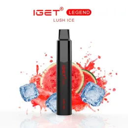 Original Iget Legend 4000 Puffs Disponible Vape Electronics levereras från Australien 26 Flavors 100%Authentic Vapes Pen 1350mAh Battery Igets Max