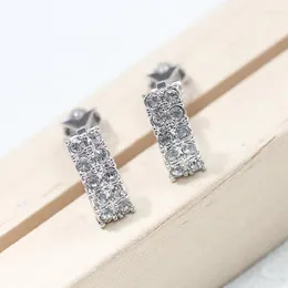 Backs Earrings 11.11 Sale Fashion Austrian Crystal Clip For Non Pierced Ears Jewelry Girls High Quality Simple Design