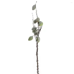 الزهور الزخرفية 1 فرع ممتازة محاكاة نباتية مقاومة للطقس فو فو زهرة الحرير فواكه واقعية