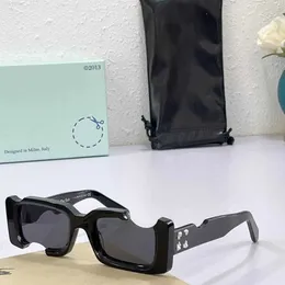 Mężczyźni okulary przeciwsłoneczne Off Fotch Hole Designer okulary przeciwsłoneczne Kobiety mężczyźni projektowanie Produkty Zielone różowe niebieskie retro małe ramy unikalne vintage 52 mm DMSQ