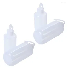 Förvaringsflaskor 4 Pack Plant Flower Succulent Watering Bottle Plastic Bend Mouth Squeeze flaska-250 ml och 500 ml