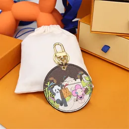 Projektantka breloczki moda dla kobiet klosz okrągły skórzany słonecznik luksusowy brelok torebka wisiorka na breyring walentynkowe prezenty
