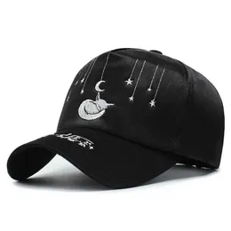 Ball Caps 2021 Spring New Fashion Trendy Baseball Cap Embroidered Kitten Letter Hats for Women Men Cute Design Fall Sunshade BonnetsJ230228