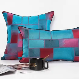 Poduszka elegancka okładka kolorowa geometria s Covers rzut poduszki cojines dekorativos para sofa wystrój domu Coussin /Deco