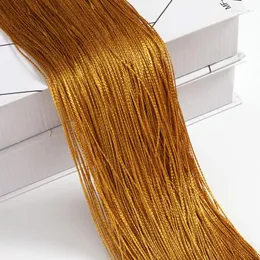 Curtain 1x2m Gold Curtains Door Divider Bedroom Line Screen Luxury Living Room Lounge Wall Sheer Wedding Decoration Kids Beaded Drapes