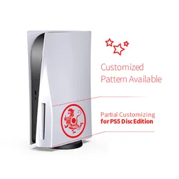 Wysokiej jakości PS5 Console Game Decorations Case Anti-Scratch Skin Hard Shell Protective Case PS5 Płyta zastępcza pokrowca dla PS5 UHD Konsola do gier