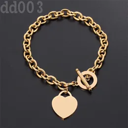 Populära armband designer för kvinnor glänsande hjärta t pin spännen pulsera smycken metall charms vänligen återgå till mens armelete tonåring flickor zb025 f23