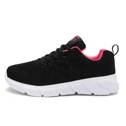 Scarpe da corsa traspiranti primaverili da donna di design nero viola nero rosa rossa sneakers sportive da donna all'aperto Color69