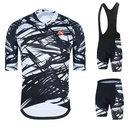 Cykeltröja sätter Pro Team Men's Bike Set Triathlon Clothing Bicycle Wear Quick Dry Bibb Shorts Suits Ropa Ciclismo 230302