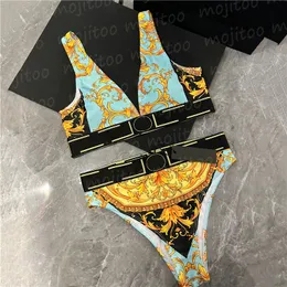 Klassieke dames badmode Designer Biknis Sets Designer Print Summer Beach Badpakken Dames Badpak Merkkleding