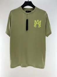 AMIRI♦マキシスター ロゴプリント 半袖 Tシャツ お洒落♪ Wholesale Luxury Mens Designer Amiri T Shirt With Back