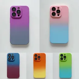 Dwukolorowy gradient cała inclusive soczewki filmowy do iPhone14promax 14pro 14 13promax z odporną siecią