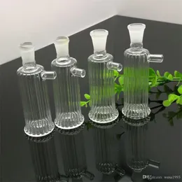 Rökningstillbehör mini randigt glasfilter grossistglas bongs oljebrännare glas