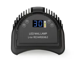 Secadores de uñas Profesional Inalámbrico Lámpara LED 64W UV Recargable con batería Diseño Luz Alta potencia 230301