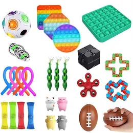 Fidget Toys Anti -стресс набор эластичных струн Подарочный пакет