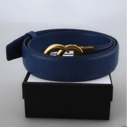 Designerns nya lyxmärke Guld- och silverbokstiftspinnen Buckle Two-Layer Cowhide Ladies Belt 3,8 cm bredd Jeans Dress Belt