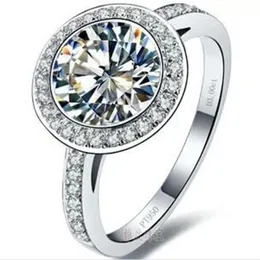 Новое Fine Whate - US Sona Diamond Ring 3 кт золотоизоля