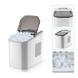 Barware Arbeitsplatten-Eisbereiter, tragbare Heim-Arbeitsplatten-Eismaschinen, tragbare automatische Eiskübel- und Kühlerherstellungsmaschine für den Heimgebrauch