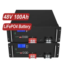 Fabricantes de alta qualidade Recarregam o ciclo profundo do íon 50H 100AH ​​Baterias 51.2V LifePO4 Bateria de lítio
