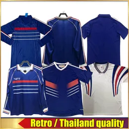 Long Sleeve 1984 1998 HENRY ZIDANE Soccer Jerseys World Cup Retro Guivarch Football Jersey DJORKAEFF TREZEGUET DESCHAMPS Maillot De Foot