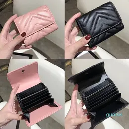 Designer-High Quality Card Holder Famous Brand Designer Purse Men Women Fashion Designers Genuine Leather Luxury Purses295a