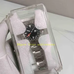 Real Po And Gift Box BP Factory Men's Vintage Watch Men 40mm Black Dial 1978 Old Style 1655 Orange Hand Freccione Asia 281241p