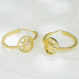 후프 귀걸이 마피 사르 패션 기하학적 원형 원 귀걸이 불규칙한 금색 금속 펑크 보석 액세서리