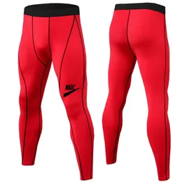 Mens Workout Pants Wear Running Tights Gym Leggings Tights for Men Yoga Pants Compression Exercise Pants for Men Brand LOGO Print
