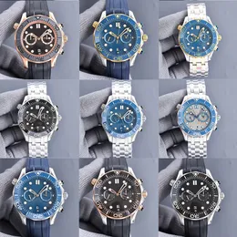 Top Free 41MM Luxus automatische mechanische Outdoor-Herrenuhren Uhr schwarzes Zifferblatt mit Edelstahlarmband drehbare Lünette transparentes Gehäuse lb