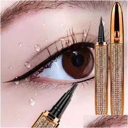 Eyeliner Magic Selfadhesive Liquid Pencil Glue Magnetic For Eyelashes Waterproof Eye Liner Pen Drop Delivery Health Beauty Makeup Eye DHXPH