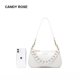 HBP 5A+ original designer CandyRose official website genuine bag baguette underarm purse crocodile pattern chain shoulder handbag crossbody